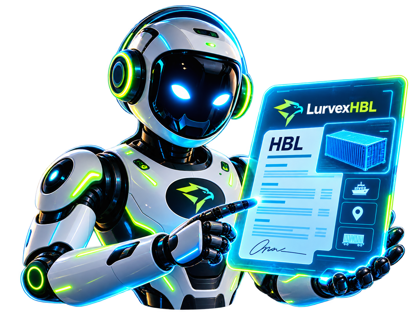 Agente de IA LurvexHBL para generación de House Bill of Lading