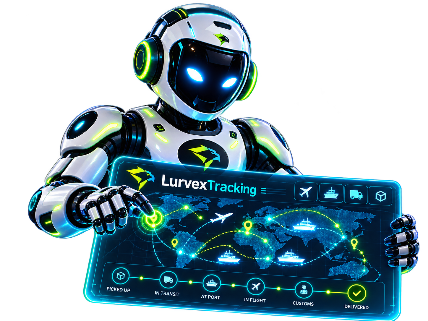 Agente de IA LurvexTracking para seguimiento aéreo y marítimo