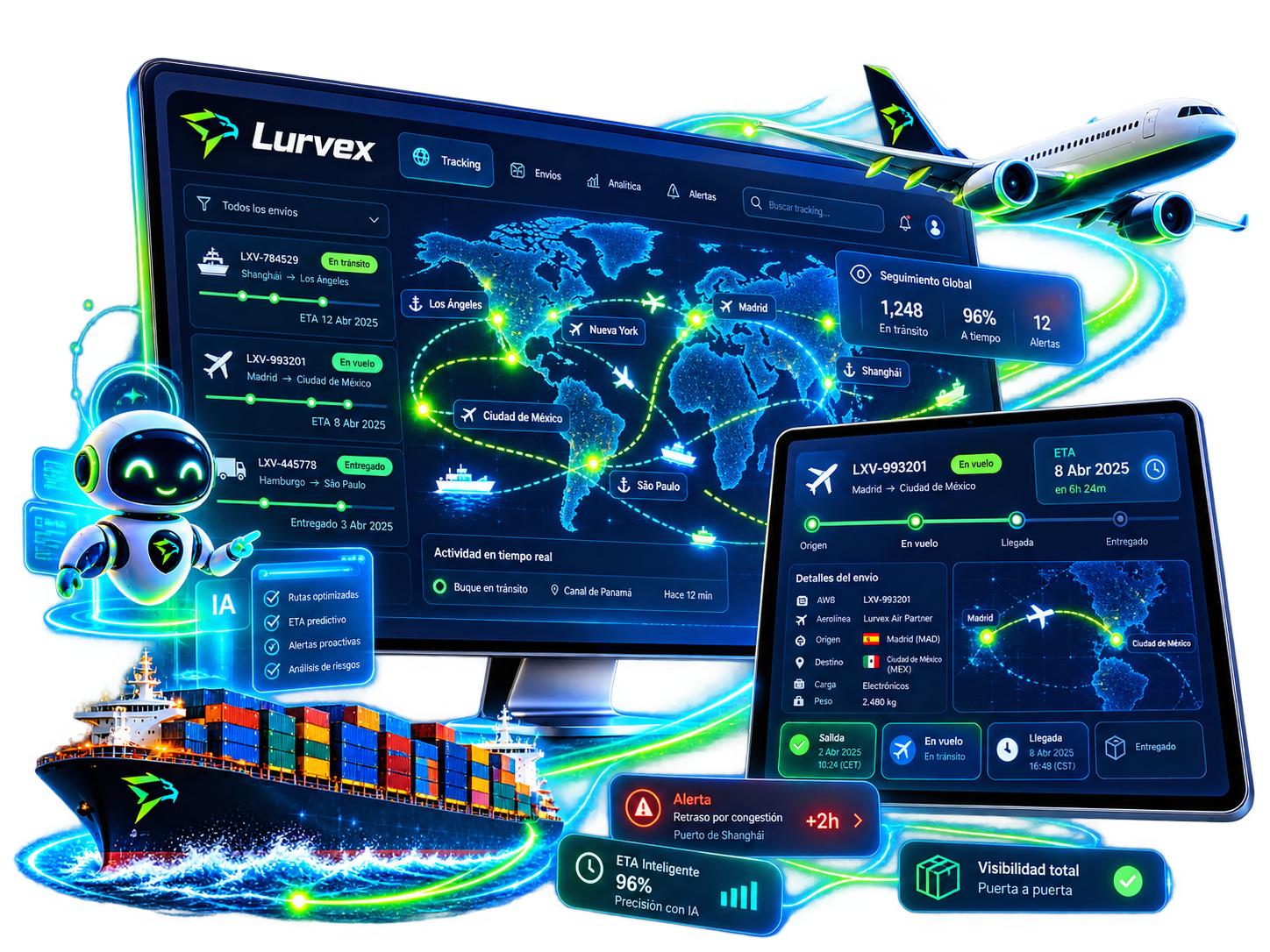 Tracking global de embarques con Lurvex